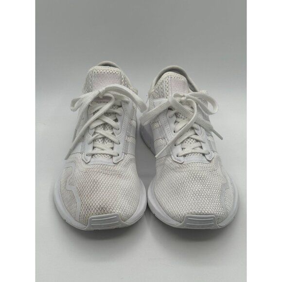 Adidas womens White Running Shoes Size 7 - Picture 2 of 9